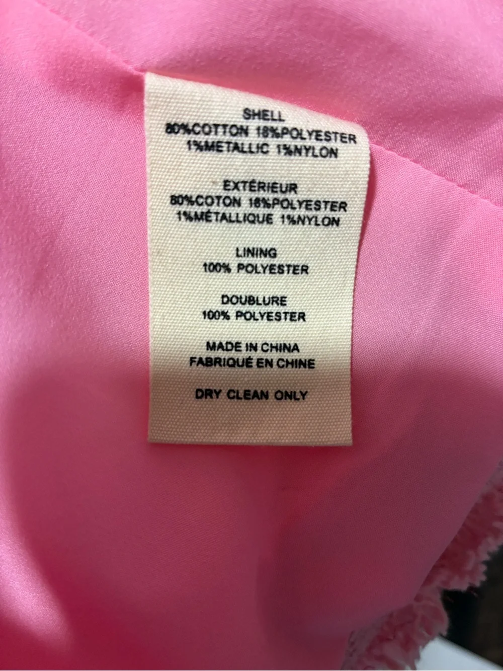 L'AGENCE Pink Frayed Jacket - Picture 9 of 10